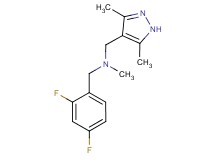 (2,4-difluorobenzyl)[(3,5-dimethyl-1H-pyrazol-4-yl)methyl]methylamine