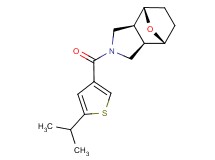 (1R*,2R*,6S*,7S*)-4-[(5-isopropyl-3-thienyl)carbonyl]-10-oxa-4-azatricyclo[5.2.1.0~2,6~]decane