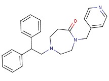 1-(2,2-diphenylethyl)-4-(4-pyridinylmethyl)-1,4-diazepan-5-one