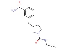 3-[3-(aminocarbonyl)benzyl]-N-ethyl-1-pyrrolidinecarboxamide