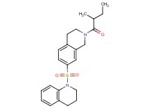 1-{[2-(2-methylbutanoyl)-1,2,3,4-tetrahydroisoquinolin-7-yl]sulfonyl}-1,2,3,4-tetrahydroquinoline