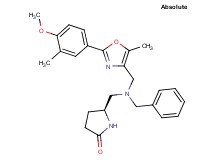(5S)-5-[(benzyl{[2-(4-methoxy-3-methylphenyl)-5-methyl-1,3-oxazol-4-yl]methyl}amino)methyl]-2-pyrrolidinone