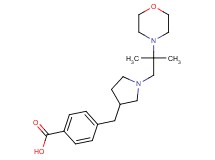 4-{[1-(2-methyl-2-morpholin-4-ylpropyl)pyrrolidin-3-yl]methyl}benzoic acid