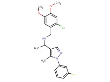 (2-chloro-4,5-dimethoxybenzyl){1-[1-(3-fluorophenyl)-5-methyl-1H-pyrazol-4-yl]ethyl}amine