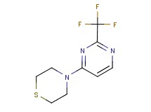 4-[2-(trifluoromethyl)pyrimidin-4-yl]thiomorpholine