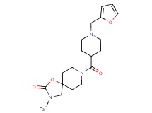 8-{[1-(2-furylmethyl)-4-piperidinyl]carbonyl}-3-methyl-1-oxa-3,8-diazaspiro[4.5]decan-2-one