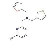 (2-furylmethyl)[(6-methylpyridin-2-yl)methyl](3-thienylmethyl)amine