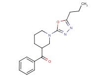 phenyl[1-(5-propyl-1,3,4-oxadiazol-2-yl)piperidin-3-yl]methanone