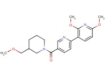 2',6'-dimethoxy-5-{[3-(methoxymethyl)piperidin-1-yl]carbonyl}-2,3'-bipyridine