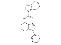 N-[1-(2-pyridinyl)-4,5,6,7-tetrahydro-1H-indazol-4-yl]-4,5,6,7-tetrahydro-2-benzothiophene-1-carboxamide