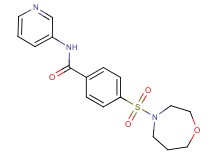 4-(1,4-oxazepan-4-ylsulfonyl)-N-3-pyridinylbenzamide