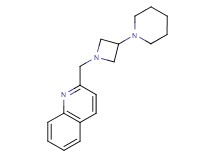 2-[(3-piperidin-1-ylazetidin-1-yl)methyl]quinoline
