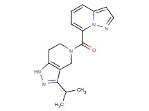 3-isopropyl-5-(pyrazolo[1,5-a]pyridin-7-ylcarbonyl)-4,5,6,7-tetrahydro-1H-pyrazolo[4,3-c]pyridine