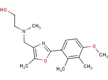 2-[{[2-(4-methoxy-2,3-dimethylphenyl)-5-methyl-1,3-oxazol-4-yl]methyl}(methyl)amino]ethanol