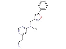 6-(2-aminoethyl)-N-methyl-N-[(5-phenylisoxazol-3-yl)methyl]pyrimidin-4-amine