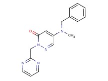 5-[benzyl(methyl)amino]-2-(pyrimidin-2-ylmethyl)pyridazin-3(2H)-one