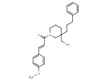 [1-[(2E)-3-(4-methoxyphenyl)-2-propenoyl]-3-(3-phenylpropyl)-3-piperidinyl]methanol