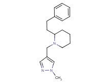1-[(1-methyl-1H-pyrazol-4-yl)methyl]-2-(2-phenylethyl)piperidine