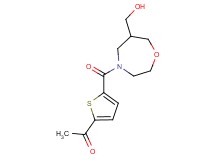 1-(5-{[6-(hydroxymethyl)-1,4-oxazepan-4-yl]carbonyl}-2-thienyl)ethanone