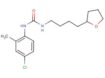 N-(4-chloro-2-methylphenyl)-N'-[4-(tetrahydrofuran-2-yl)butyl]urea