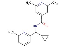 N-[cyclopropyl(6-methylpyridin-2-yl)methyl]-2,6-dimethylisonicotinamide