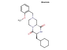 (3S,9aR)-3-(cyclohexylmethyl)-8-(2-methoxybenzyl)tetrahydro-2H-pyrazino[1,2-a]pyrazine-1,4(3H,6H)-dione