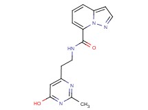 N-[2-(6-hydroxy-2-methylpyrimidin-4-yl)ethyl]pyrazolo[1,5-a]pyridine-7-carboxamide