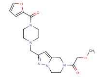 2-{[4-(2-furoyl)-1-piperazinyl]methyl}-5-(methoxyacetyl)-4,5,6,7-tetrahydropyrazolo[1,5-a]pyrazine