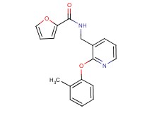 N-{[2-(2-methylphenoxy)-3-pyridinyl]methyl}-2-furamide