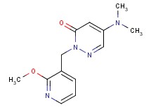 5-(dimethylamino)-2-[(2-methoxypyridin-3-yl)methyl]pyridazin-3(2H)-one