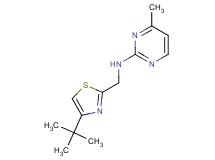 N-[(4-tert-butyl-1,3-thiazol-2-yl)methyl]-4-methylpyrimidin-2-amine
