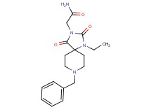 2-(8-benzyl-1-ethyl-2,4-dioxo-1,3,8-triazaspiro[4.5]dec-3-yl)acetamide