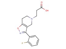 3-[3-(2-fluorophenyl)-6,7-dihydroisoxazolo[4,5-c]pyridin-5(4H)-yl]propanoic acid