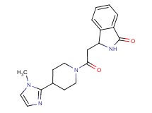 3-{2-[4-(1-methyl-1H-imidazol-2-yl)piperidin-1-yl]-2-oxoethyl}isoindolin-1-one