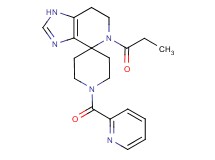 5-propionyl-1'-(pyridin-2-ylcarbonyl)-1,5,6,7-tetrahydrospiro[imidazo[4,5-c]pyridine-4,4'-piperidine]