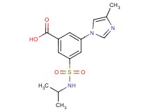 3-[(isopropylamino)sulfonyl]-5-(4-methyl-1H-imidazol-1-yl)benzoic acid
