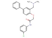 N-(3-chlorophenyl)-2-({3-[(dimethylamino)methyl]-4-biphenylyl}oxy)acetamide