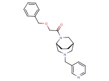 (1S*,5R*)-6-[(benzyloxy)acetyl]-3-(pyridin-3-ylmethyl)-3,6-diazabicyclo[3.2.2]nonane