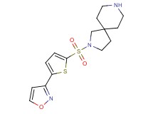 2-{[5-(3-isoxazolyl)-2-thienyl]sulfonyl}-2,8-diazaspiro[4.5]decane hydrochloride