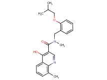 4-hydroxy-N-(2-isobutoxybenzyl)-N,8-dimethyl-3-quinolinecarboxamide