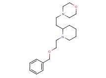 4-(2-{1-[2-(benzyloxy)ethyl]-2-piperidinyl}ethyl)morpholine