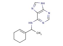 N-[1-(1-cyclohexen-1-yl)ethyl]-9H-purin-6-amine trifluoroacetate