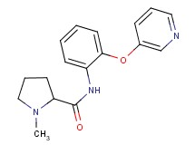 1-methyl-N-[2-(3-pyridinyloxy)phenyl]prolinamide