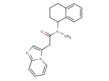 2-imidazo[1,2-a]pyridin-3-yl-N-methyl-N-(1,2,3,4-tetrahydro-1-naphthalenyl)acetamide