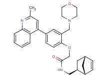 N-[(1R*,2S*,4R*)-bicyclo[2.2.1]hept-5-en-2-ylmethyl]-2-[4-(2-methyl-4-quinolinyl)-2-(4-morpholinylmethyl)phenoxy]acetamide
