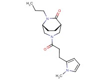(1S*,5R*)-3-[3-(1-methyl-1H-pyrrol-2-yl)propanoyl]-6-propyl-3,6-diazabicyclo[3.2.2]nonan-7-one