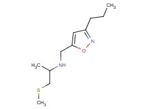 1-(methylthio)-N-[(3-propylisoxazol-5-yl)methyl]propan-2-amine
