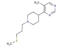 5-methyl-4-{1-[3-(methylthio)propyl]piperidin-4-yl}pyrimidine