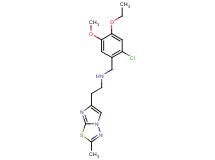 (2-chloro-4-ethoxy-5-methoxybenzyl)[2-(2-methylimidazo[2,1-b][1,3,4]thiadiazol-6-yl)ethyl]amine