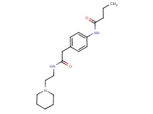N-(4-{2-oxo-2-[(2-piperidin-1-ylethyl)amino]ethyl}phenyl)butanamide